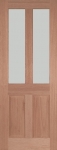 Malton External Hardwood Door with Obscure (frosted) Glass
